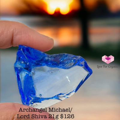 Archangel Michael / Lord Shiva Andara Crystal 21G Crystals