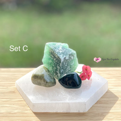 Archangel Raphael Crystal Set (Healing Prosperity & Studies) C Sets