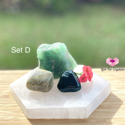 Archangel Raphael Crystal Set (Healing Prosperity & Studies) D Sets