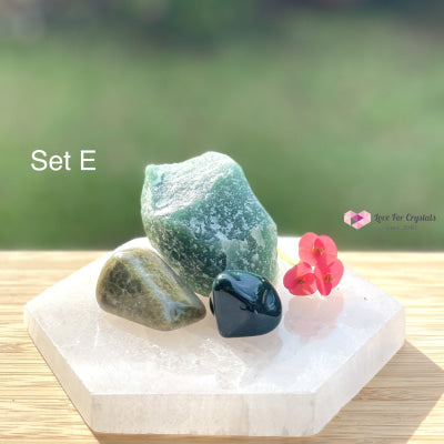 Archangel Raphael Crystal Set (Healing Prosperity & Studies) E Sets