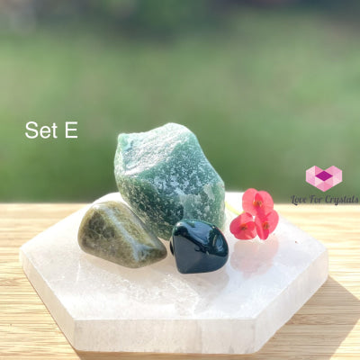 Archangel Raphael Crystal Set (Healing Prosperity & Studies) E Sets