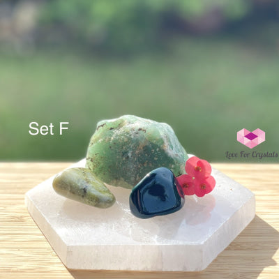 Archangel Raphael Crystal Set (Healing Prosperity & Studies) F Sets