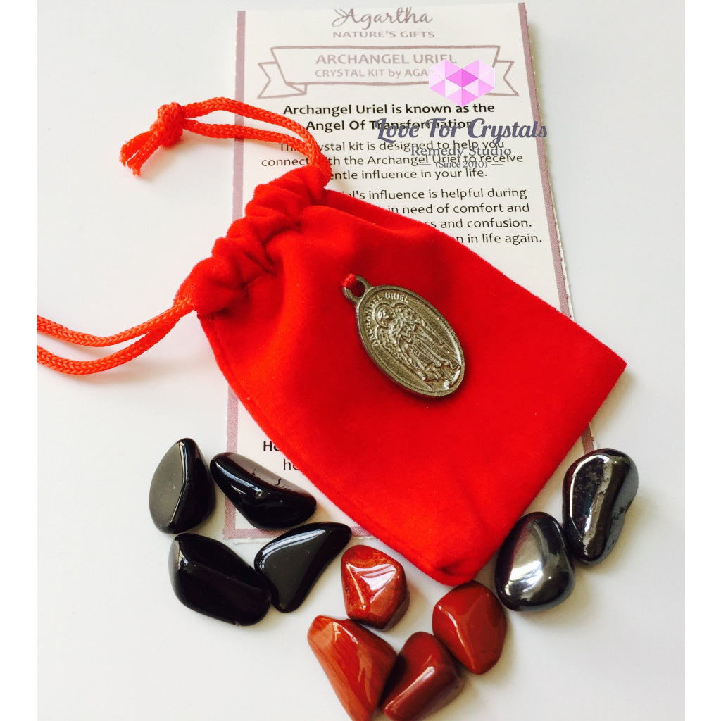 Archangel Uriel Crystal Kit By Agartha (Pocketsized) Crystal Kits