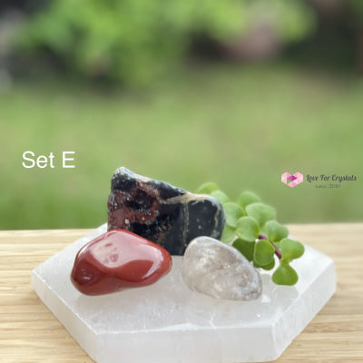 Archangel Uriel Crystal Set (Stability Balance & Security) E Sets