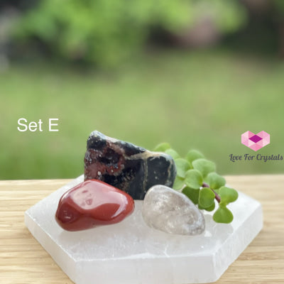 Archangel Uriel Crystal Set (Stability Balance & Security) E Sets