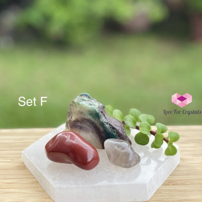 Archangel Uriel Crystal Set (Stability Balance & Security) F Sets