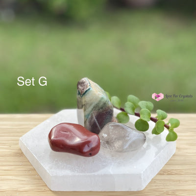 Archangel Uriel Crystal Set (Stability Balance & Security) G Sets