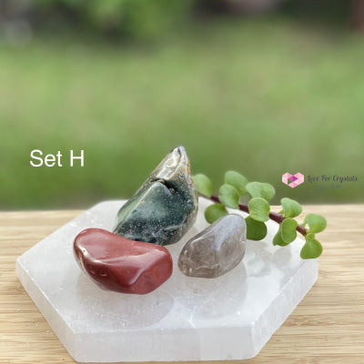 Archangel Uriel Crystal Set (Stability Balance & Security) H Sets