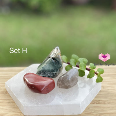 Archangel Uriel Crystal Set (Stability Balance & Security) H Sets