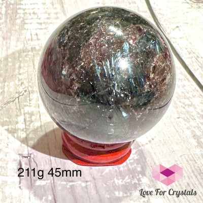 Astrophyllite Firework Sphere (Arfvedsonite) 211G 45Mm