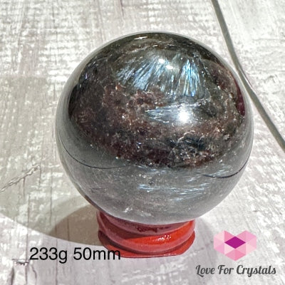 Astrophyllite Firework Sphere (Arfvedsonite) 233G 50Mm