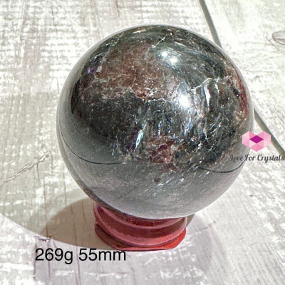 Astrophyllite Firework Sphere (Arfvedsonite) 269G 55Mm