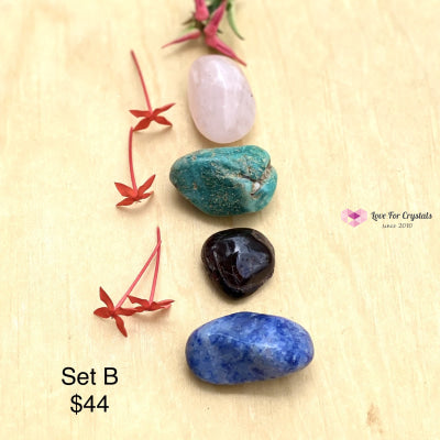Attract Love And Harmony Crystal Set (4 Stones) Brazil B Sets