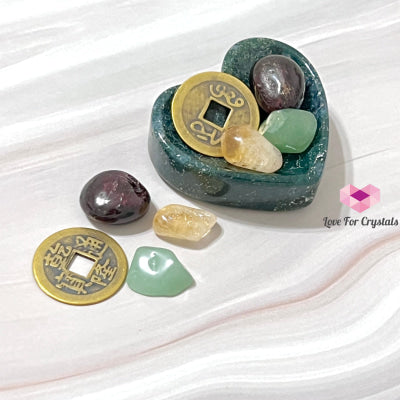 Attract Money Mini Tray Set Crystal