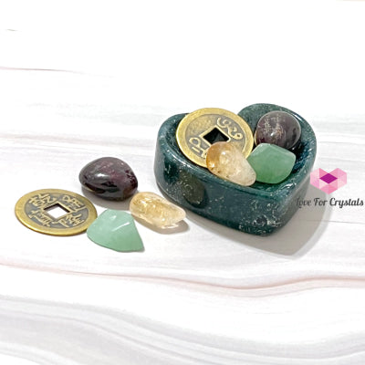 Attract Money Mini Tray Set Crystal