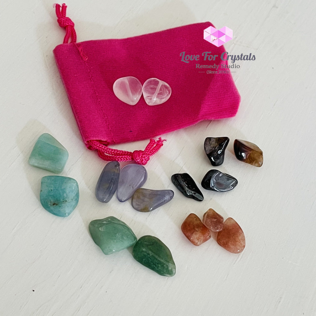 Attract Soulmate Empowerment Crystal Kit (Pocketsized) Crystal Kits