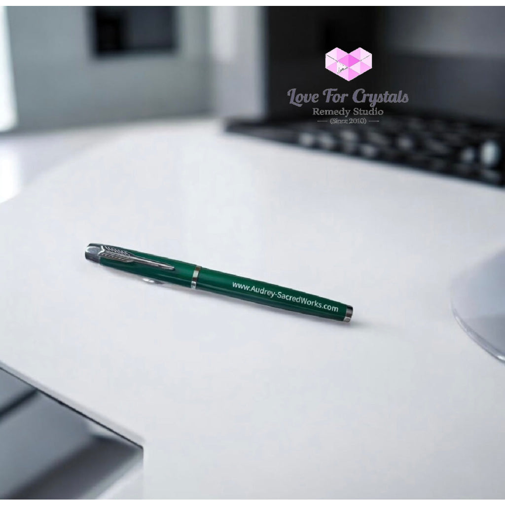Audrey’s Lucky Pen (Encoded & Attuned) Black Ink Roller Ball