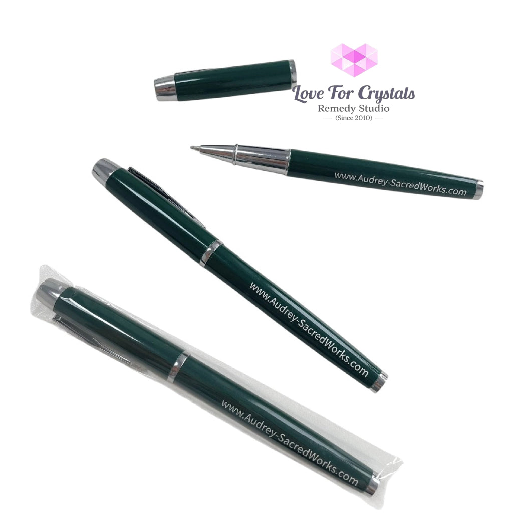 Audrey’s Lucky Pen (Encoded & Attuned) Black Ink Roller Ball