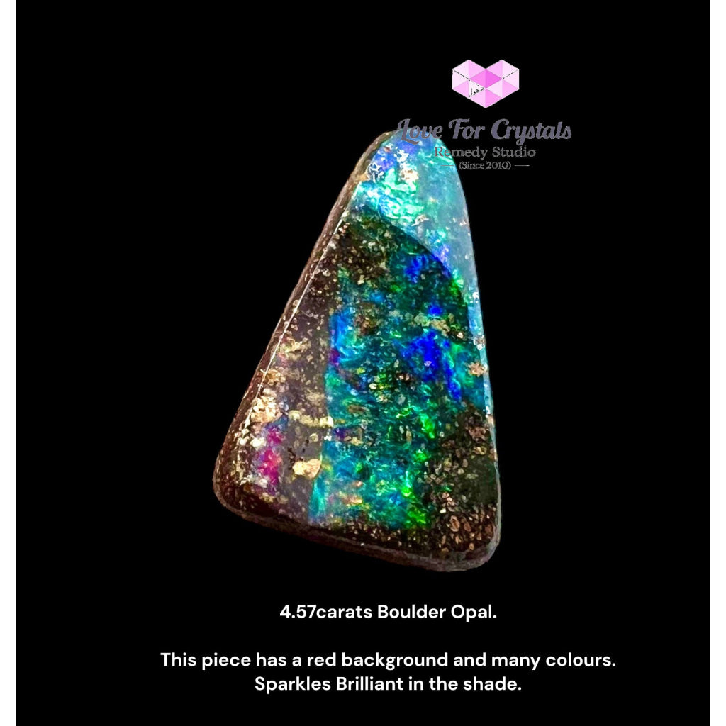 Boulder Opal from Australia 4.57 Carats Black Opal