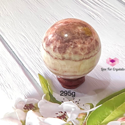 Banded Calcite Sphere (Mexico) 295G 60Mm Spheres Crystals