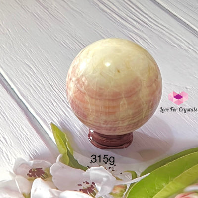 Banded Calcite Sphere (Mexico) 315G 60Mm Spheres Crystals