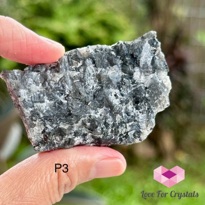 Black Moonstone Raw (Larvikite) 40-50Mm Photo 3 Crystals