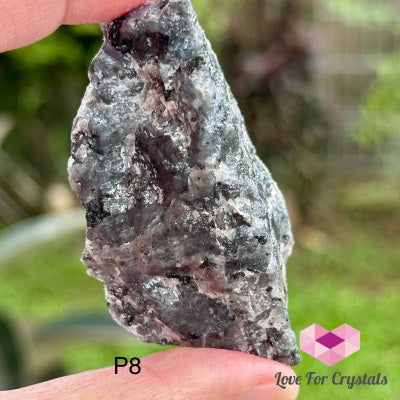 Black Moonstone Raw (Larvikite) 40-50Mm Photo 8 Crystals