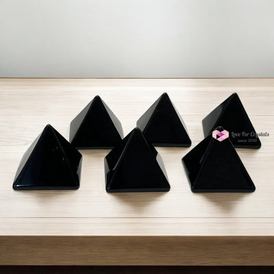 Black Obsidian Pyramid 40mm AAA grade (Pre-coded & Activated) Random Piece 40mm Obsidian