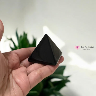 Black Obsidian Pyramid 40mm AAA grade (Pre-coded & Activated) Random Piece 40mm Obsidian
