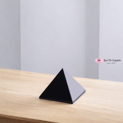 Black Obsidian Pyramid 40mm AAA grade (Pre-coded & Activated) Random Piece 40mm Obsidian