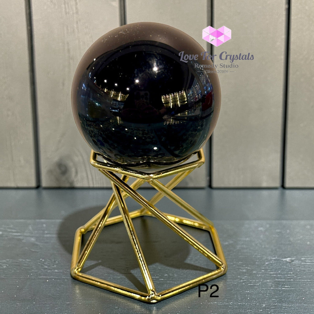 Black Obsidian Sphere (encoded & activated) 40-45mm Photo 2 Crystal sphere