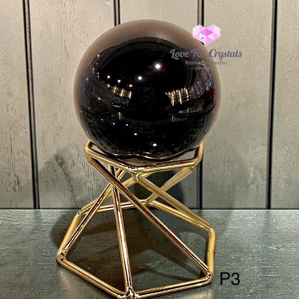 Black Obsidian Sphere (encoded & activated) 40-45mm Photo 3 Crystal sphere