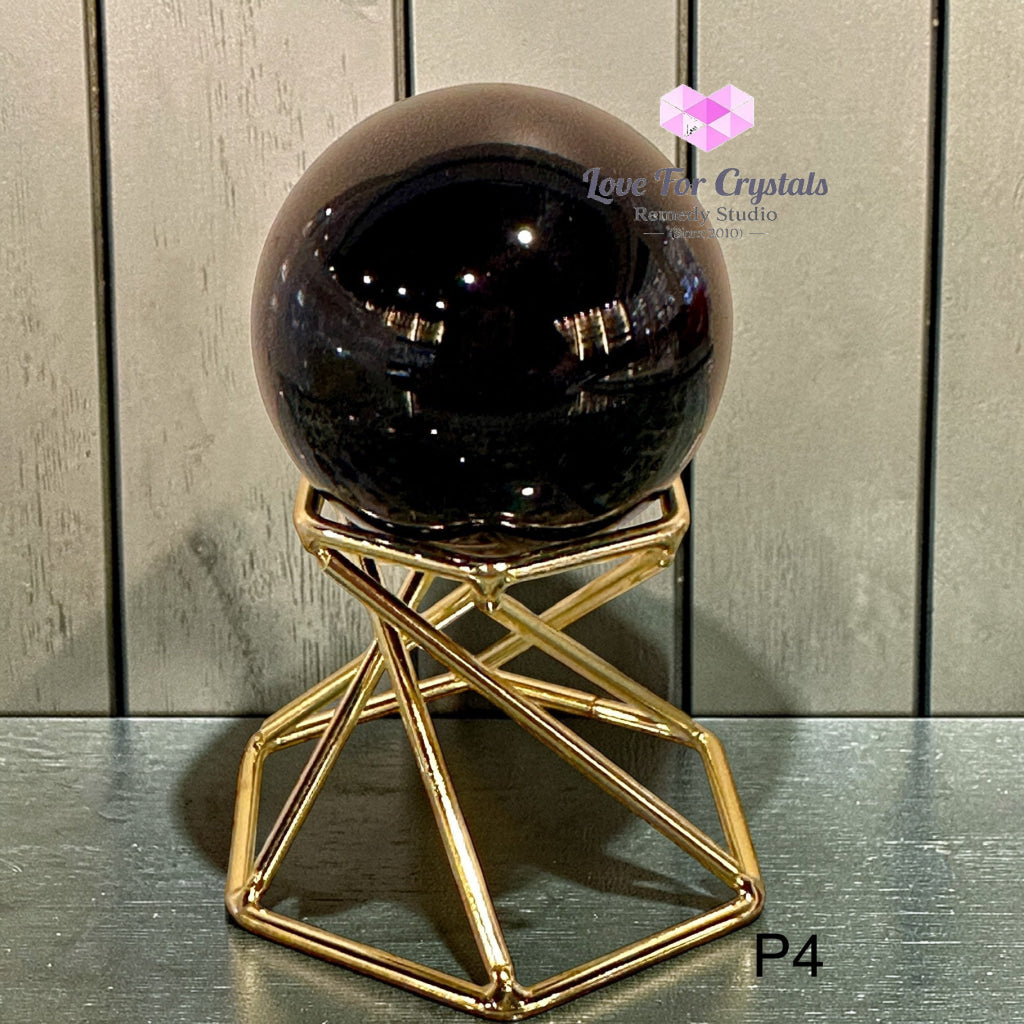 Black Obsidian Sphere (encoded & activated) 40-45mm Photo 4 Crystal sphere