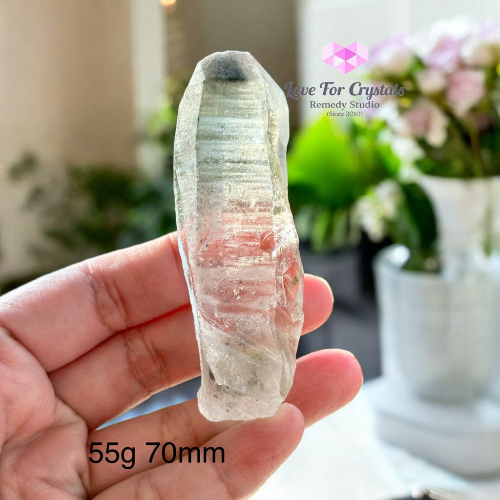 Black Phantom Lemurian Points (Protection & Spiritual Evolution) Brazil 55G 70Mm Raw Points