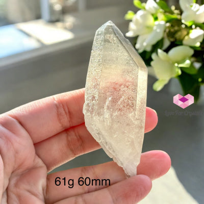 Black Phantom Lemurian Points (Protection & Spiritual Evolution) Brazil 61G 60Mm Raw Points