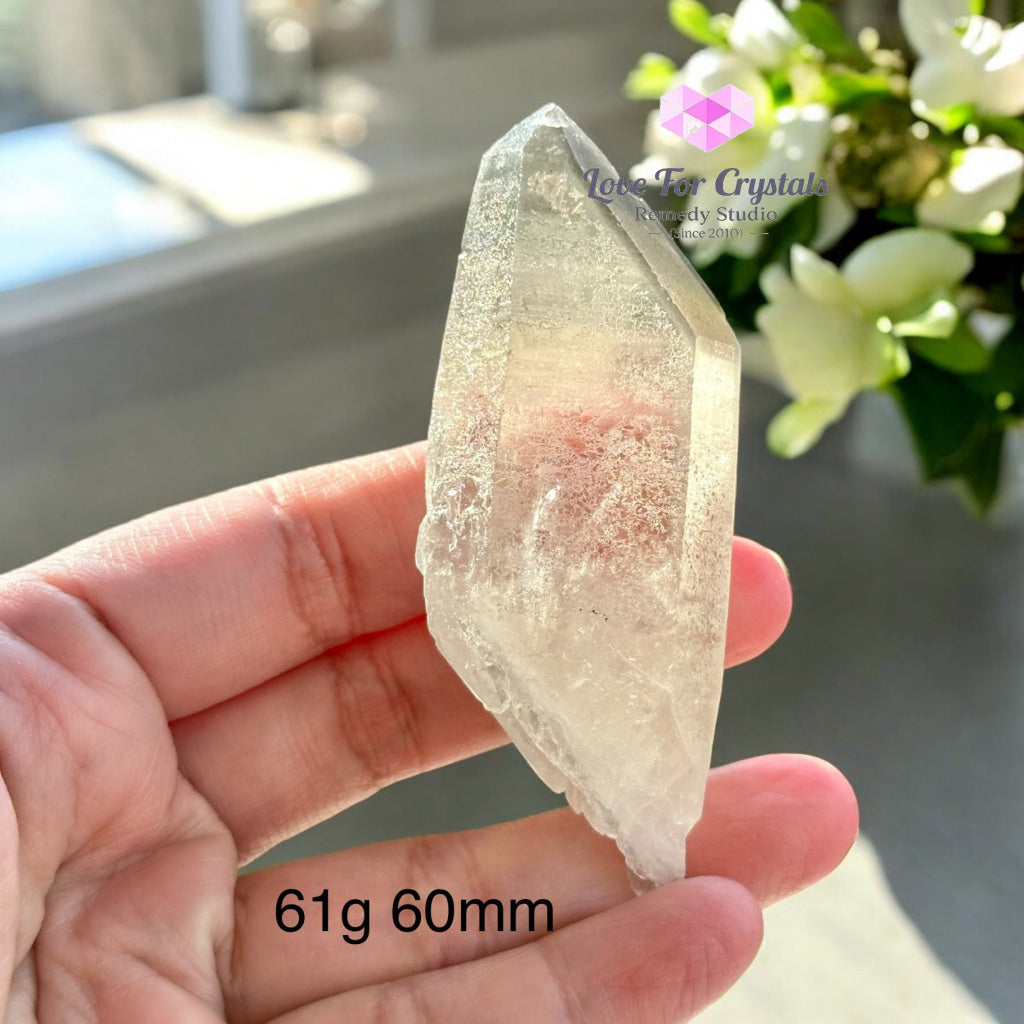 Black Phantom Lemurian Points (Protection & Spiritual Evolution) Brazil 61G 60Mm Raw Points