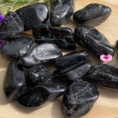 Black Tourmaline Tumbled Per Pack (50G) Brazil Stones