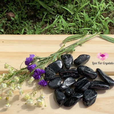 Black Tourmaline Tumbled Per Pack (50G) Brazil Stones