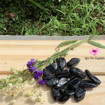 Black Tourmaline Tumbled Per Pack (50G) Brazil Stones