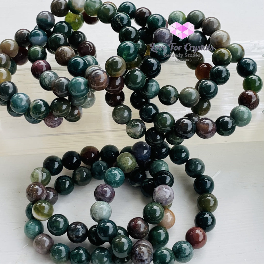 Bloodstone 12Mm Bracelet Bracelets & Bangles