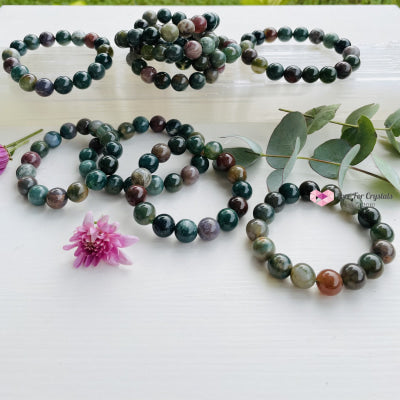 Bloodstone 12Mm Bracelet Bracelets & Bangles