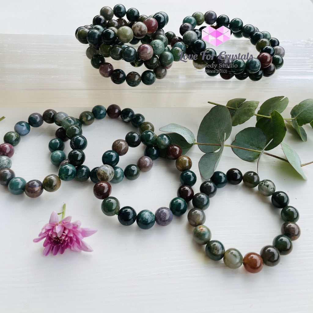 Bloodstone 12Mm Bracelet Size 5.5 Bracelets & Bangles