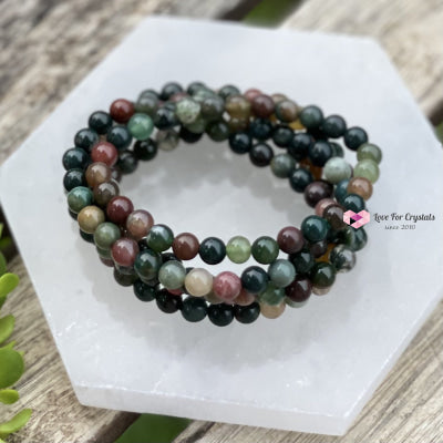 Bloodstone Crystal Bracelet 6Mm Bracelets & Bangles