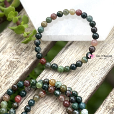 Bloodstone Crystal Bracelet 6Mm Bracelets & Bangles