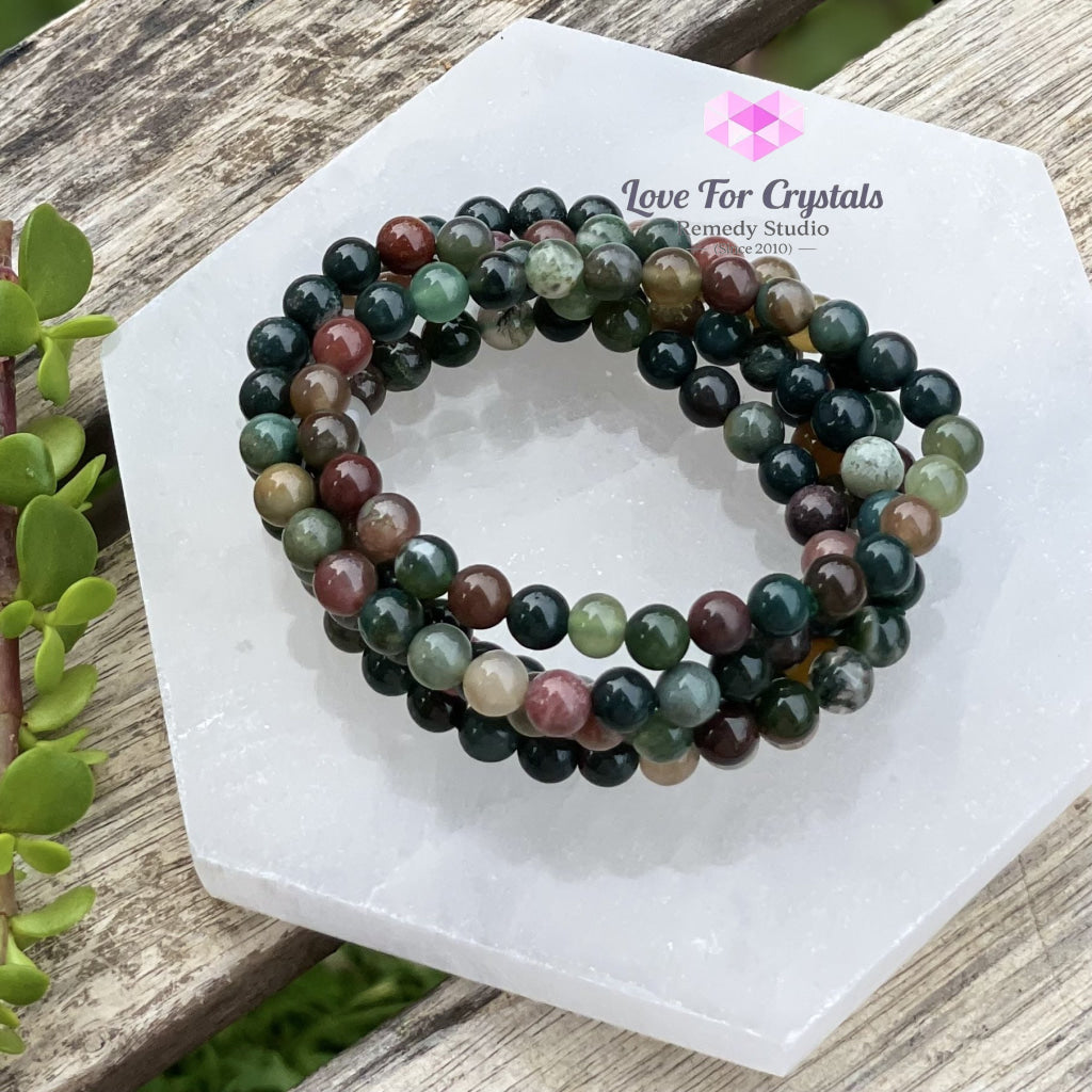 Bloodstone Crystal Bracelet 6Mm Bracelets & Bangles