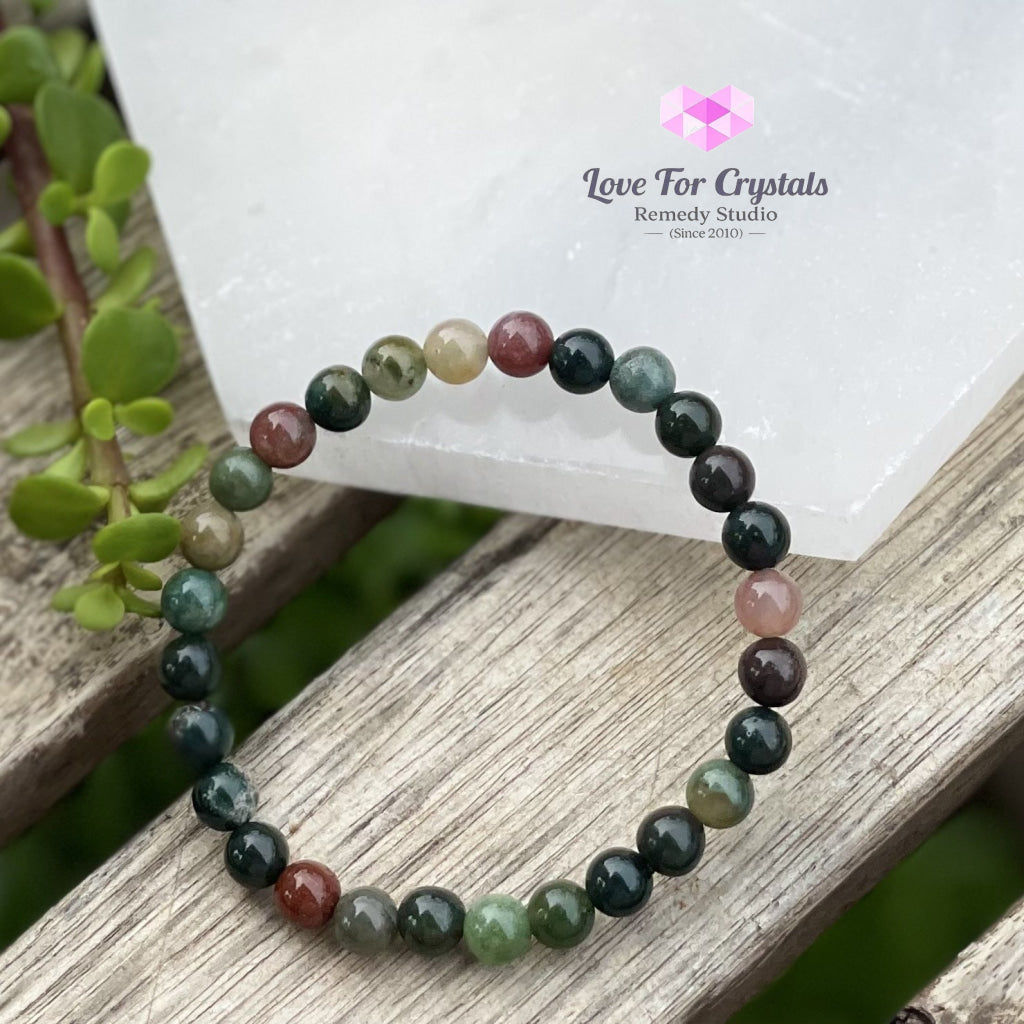 Bloodstone Crystal Bracelet 6Mm Bracelets & Bangles