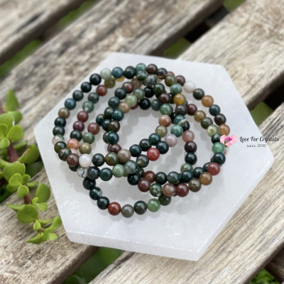 Bloodstone Crystal Bracelet 6Mm Bracelets & Bangles