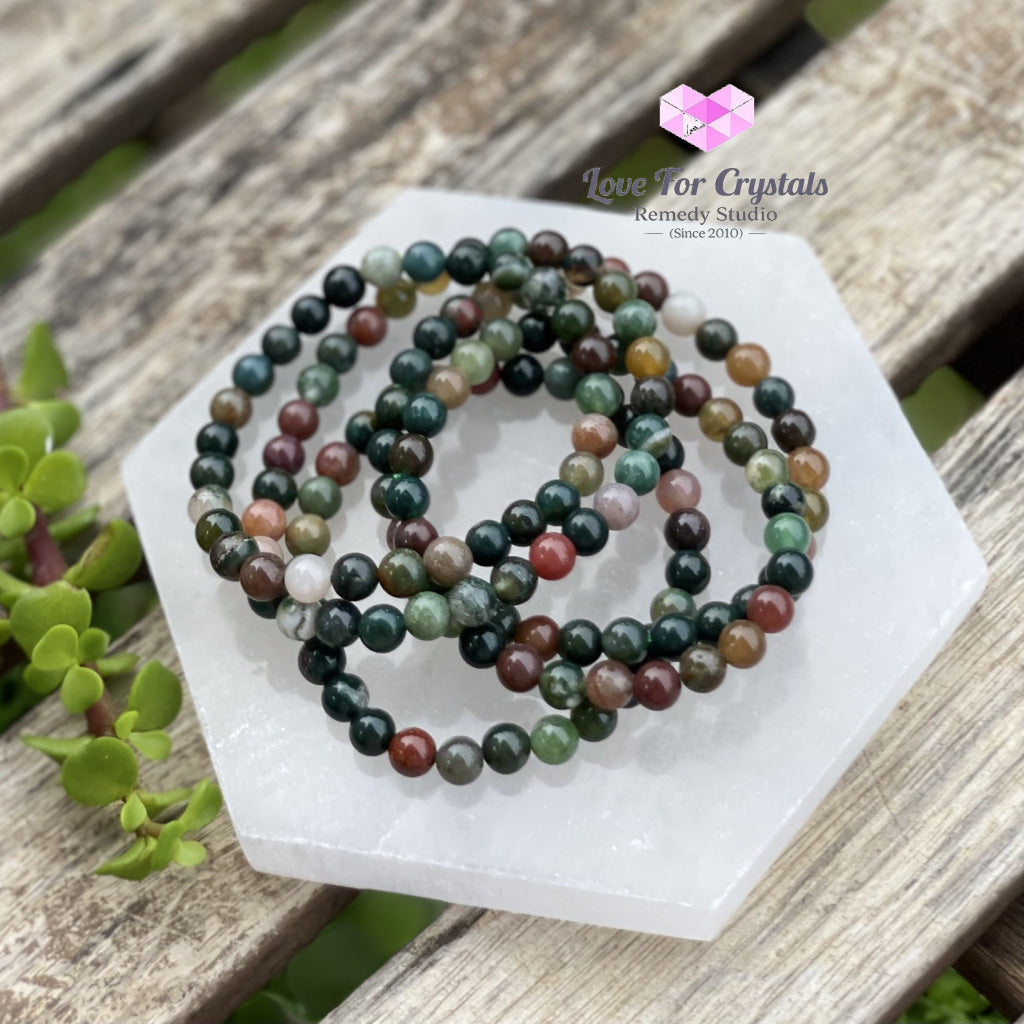 Bloodstone Crystal Bracelet 6Mm Bracelets & Bangles