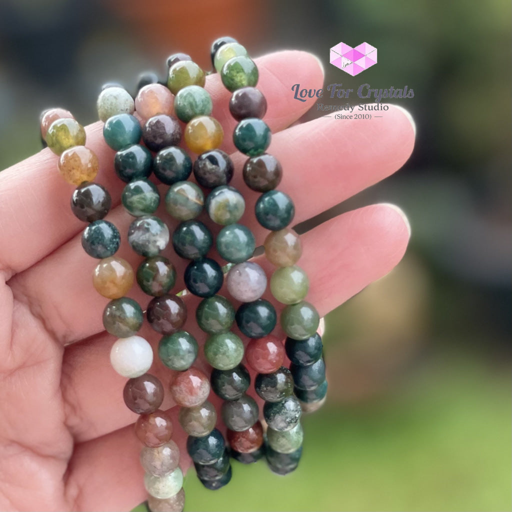 Bloodstone Crystal Bracelet 6Mm Bracelets & Bangles