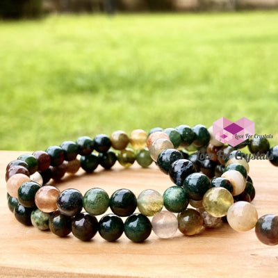 Bloodstone Crystal Bracelet 6Mm Bracelets & Bangles